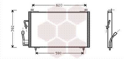 VAN WEZEL Kondensaator,kliimaseade 40005182